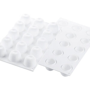 MOLDE DE SILICON MELA CILIEGIA & PESCA 30 SILIKOMART