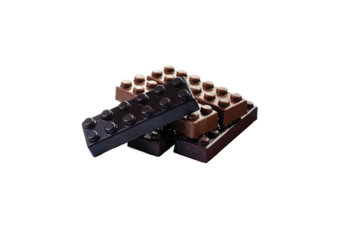 MOLDE POLICARBONATO SNAK CHOCOBRICK MARTELLATO