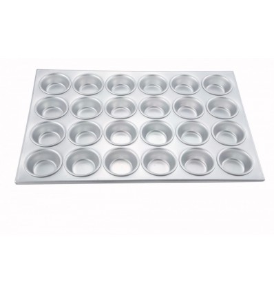 MOLDE PARA MUFFIN 24 CAVIDADES 3OZ WINCO