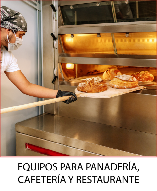 Equipos para panadería, cafetería y restaurante