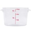 CONTENEDOR REDONDO CON TAPA ROJA 12 QT