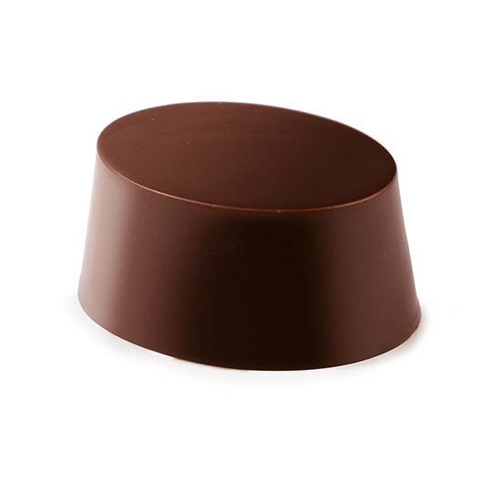 MOLDE POLICARBONATO PARA CHOCOLATE OVALADO MARTELLATO