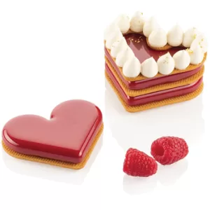 MOLDE DE SILICON LEVEL HEARTS SILIKOMART